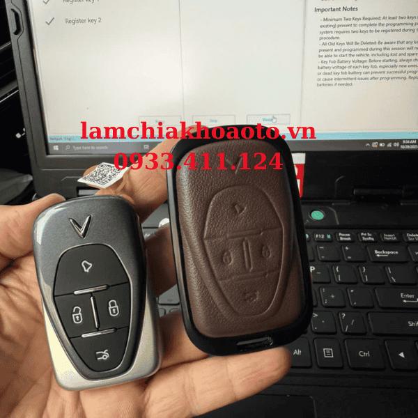 Làm chìa khoá xe ô tô Vinfast VF6